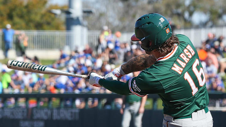 Miami's Bobby Marsh is hitting the ball against Florida and bringing in more RBIs on the season