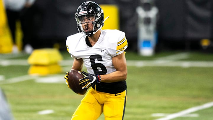 Iowa Hawkeyes defensive back TJ Hall