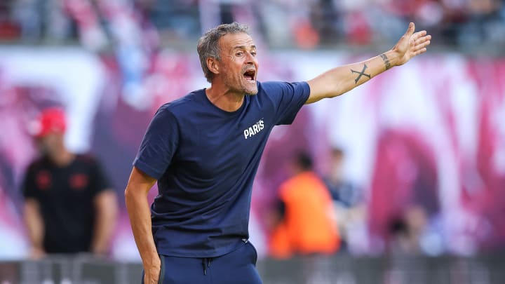 Retour au travail pour Luis Enrique et le PSG. 