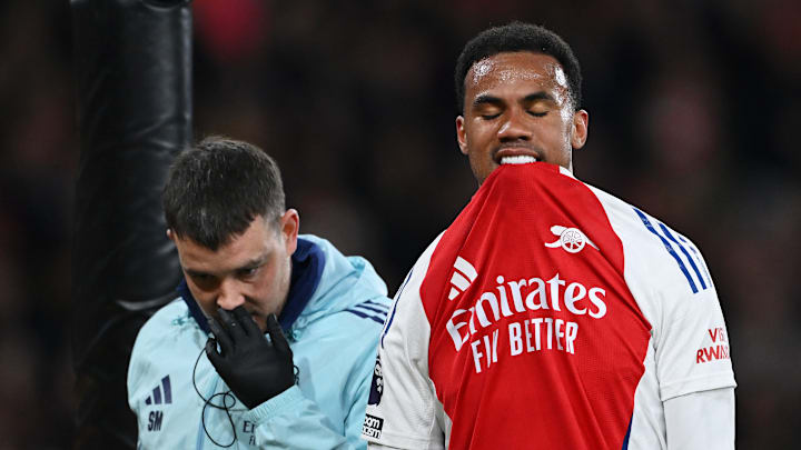 Gabriel was forced off with a suspected hamstring injury on Tuesday night