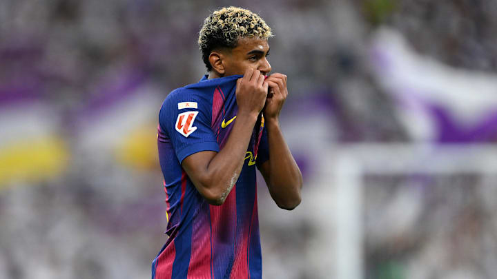 Lamine Yamal tuvo un mal Clásico contra el Real Madrid 