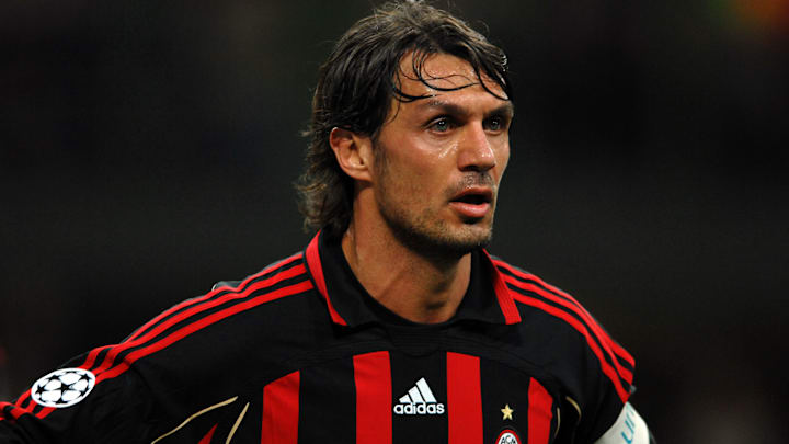 Paolo Maldini served AC Milan for 25 years.