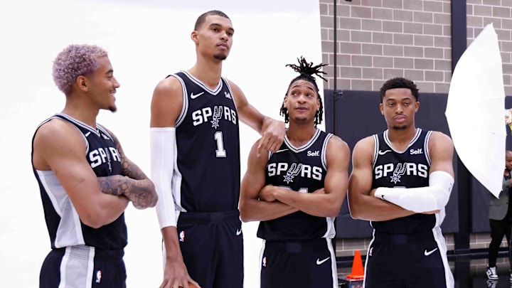 Wembanyama, Jeremy Sochan, Devin Vassell, Keldon Johnson