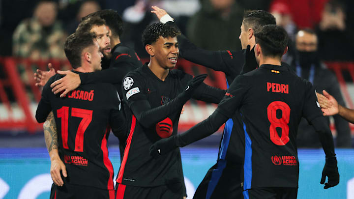 Barcelona goleou o Estrela Vermelha, em Belgrado