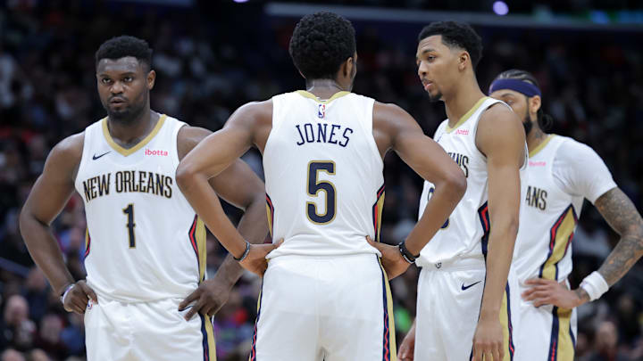 Zion Williamson, Herbert Jones, Trey Murphy III, Brandon Ingram