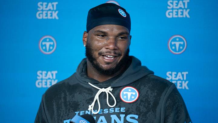 Tennessee Titans defensive lineman John Franklin-Myers Tennessee Titans defensive lineman John Franklin-Myers