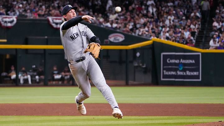 New York Yankees third baseman Ryan McMahon can't hit, and there's no point in using him if he can't field. New York Yankees third baseman Ryan McMahon can't hit, and there's no point in using him if he can't field.