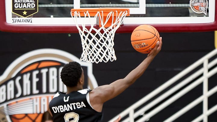 Utah Prep's AJ Dybantsa, of Brockton, during a game vs. Montverde Academy the HoopHall Classic at Springfield College on Sunday, Jan. 19, 2025.
