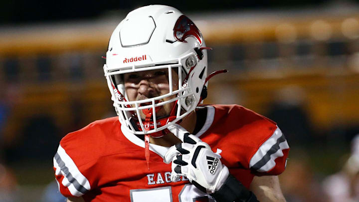 Nixa's Jackson Cantwell seen here against Webb City on August 25, 2023.