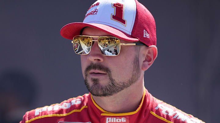 Michael Annett, a former NASCAR driver seen here in 2021, has passed away at the age of 39.