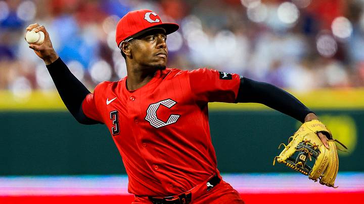 Sep 19, 2026; Cincinnati, Ohio, USA; Cincinnati Reds third baseman Ke'bryan Hayes (3) throws to first to get Chicago Cubs outfielder Matt Shaw (not pictured) out in the ninth inning at Great American Ball Park. Mandatory Credit: Katie Stratman-Imagn Images Sep 19, 2026; Cincinnati, Ohio, USA; Cincinnati Reds third baseman Ke'bryan Hayes (3) throws to first to get Chicago Cubs outfielder Matt Shaw (not pictured) out in the ninth inning at Great American Ball Park. Mandatory Credit: Katie Stratman-Imagn Images