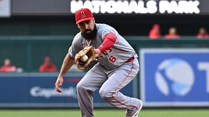 The Los Angeles Angels restructured the contract of longtime third baseman Anthony Rendon.