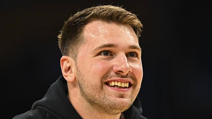 Nov 2, 2025; Los Angeles, California, USA; Los Angeles Lakers guard Luka Doncic (77) reacts before the game against the Miami Heat at Crypto.com Arena. Mandatory Credit: Jonathan Hui-Imagn Images Nov 2, 2025; Los Angeles, California, USA; Los Angeles Lakers guard Luka Doncic (77) reacts before the game against the Miami Heat at Crypto.com Arena. Mandatory Credit: Jonathan Hui-Imagn Images