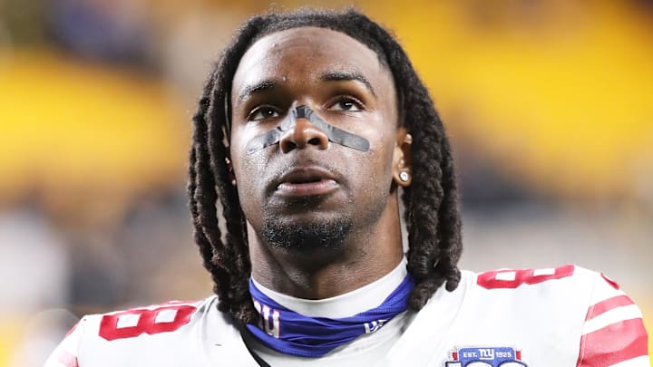 New York Giants wide receiver Bryce Ford-Wheaton New York Giants wide receiver Bryce Ford-Wheaton