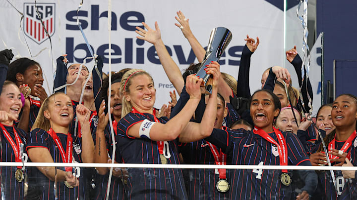 The USWNT defeated Colombia to clinch the 2026 SheBelieves Cup.