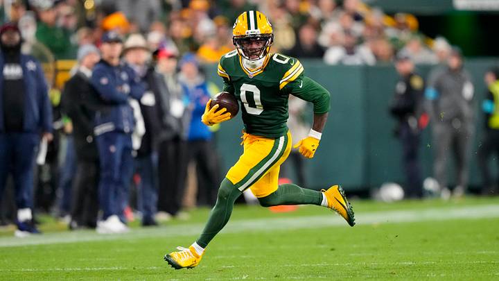 Green Bay Packers wide receiver Matthew Golden is a great prop target in Week 8. Green Bay Packers wide receiver Matthew Golden is a great prop target in Week 8.