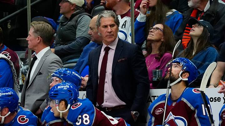 Colorado Avalanche head coach Jared Bednar  Credit: Ron Chenoy-Imagn Images