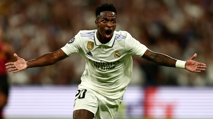 Vinicius a ouvert le score pour le Real Madrid face à Manchester City (1-0).