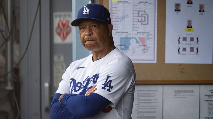 Jul 3, 2026; Los Angeles, California, USA; Los Angeles Dodgers manager Dave Roberts (30) during a game against the San Diego Padres at Dodger Stadium. Mandatory Credit: Jon Endow-Imagn Images Jul 3, 2026; Los Angeles, California, USA; Los Angeles Dodgers manager Dave Roberts (30) during a game against the San Diego Padres at Dodger Stadium. Mandatory Credit: Jon Endow-Imagn Images