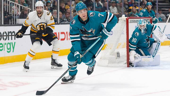 San Jose Sharks defenseman Michael Kesselring