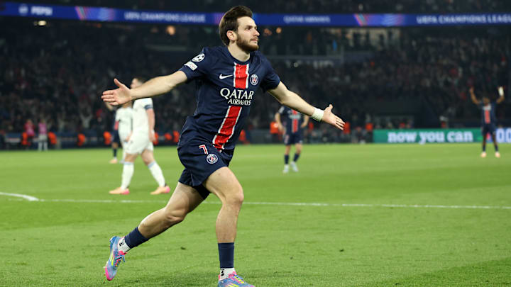 Khvicha Kvaratskhelia, joueur du Paris Saint-Germain 
