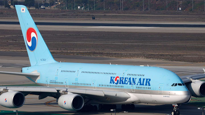 Korean Airlines At Los Angeles International Airport