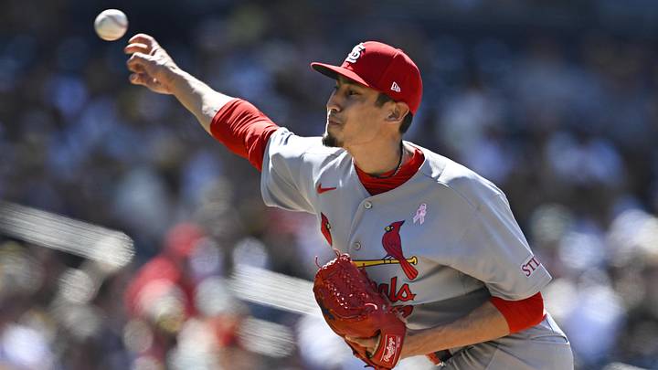 St. Louis Cardinals relief pitcher Riley O'Brien.
