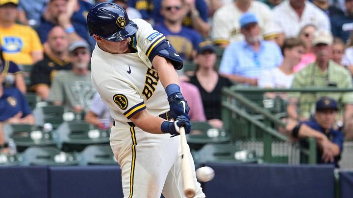 Andrew Vaughn and the Brewers are home favorites against the Rangers. Andrew Vaughn and the Brewers are home favorites against the Rangers.