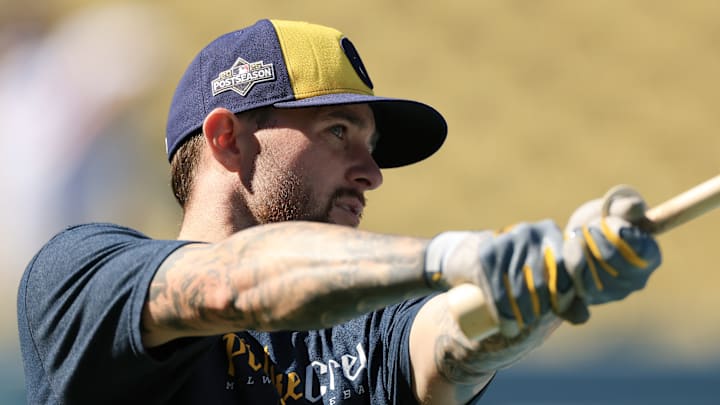 National League Championship Series - Milwaukee Brewers v Los Angeles Dodgers - Game Three National League Championship Series - Milwaukee Brewers v Los Angeles Dodgers - Game Three
