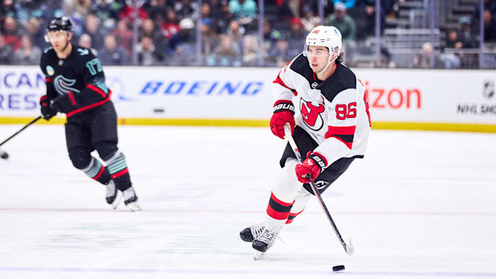 New Jersey Devils center Jack Hughes (86): Blake Dahlin-Imagn Images New Jersey Devils center Jack Hughes (86): Blake Dahlin-Imagn Images