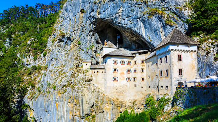 Predjama Castle. Predjama. Inner Carniola region. Slovenia, Europe.