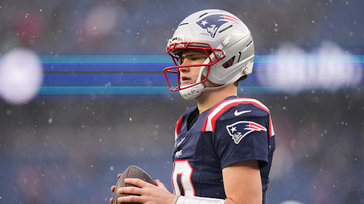 The New England Patriots and quarterback Drake Maye are favored in the AFC title game.