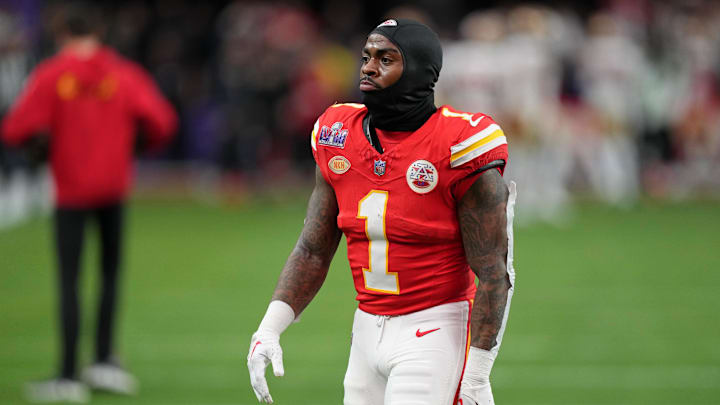 Chiefs' rookie WR Xavier Worthy will wear #1 this year, possibly signaling the end of Jerick McKinnon's tenure