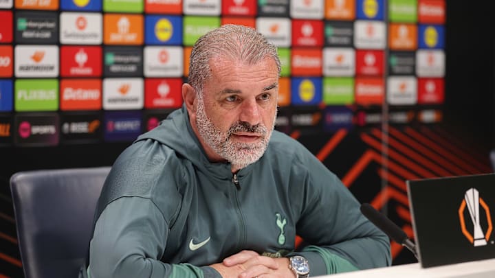 Tottenham Hotspur Training Session And Press Conference - UEFA Europa League 2024/25 Semi Final