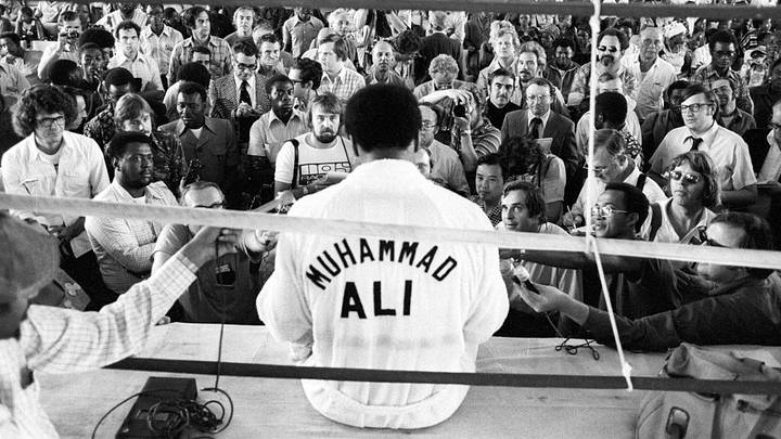 Ali in the build up to the greatest heavywieght title fight ever Neil Leif/SI Ali in the build up to the greatest heavywieght title fight ever Neil Leif/SI