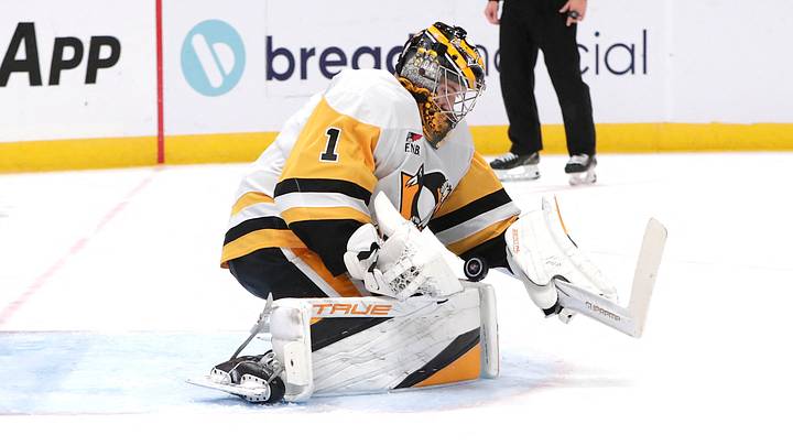 Pittsburgh Penguins goalie Sergei Murashov Pittsburgh Penguins goalie Sergei Murashov
