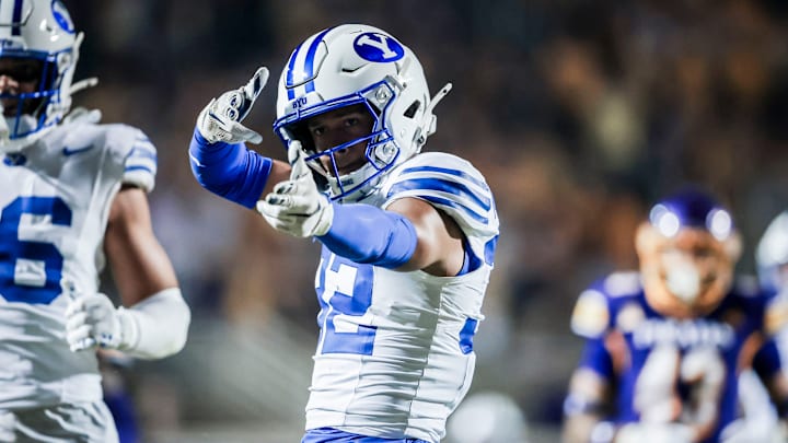 BYU cornerback Marcus McKenzie against East Carolina