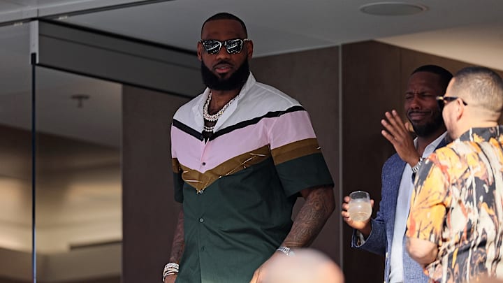 LeBron James estuvo en el Super Bowl de 2022