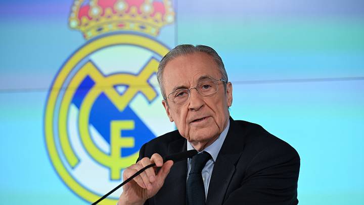 Real Madrid President Perez speaks at Club Facilities in Madrid