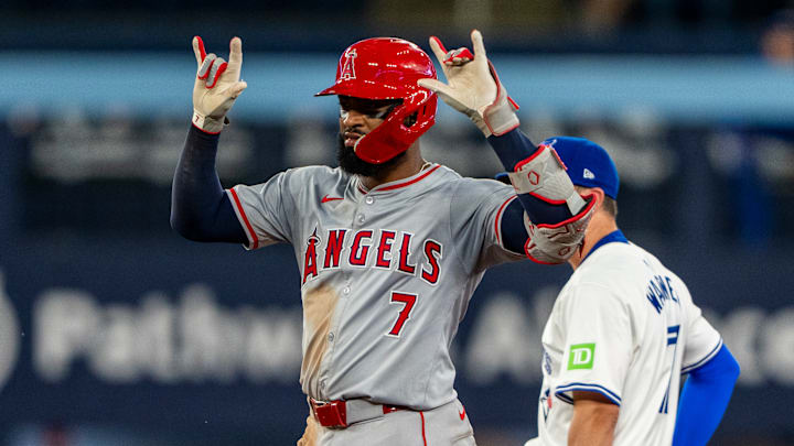 Los Angeles Angels v Toronto Blue Jays