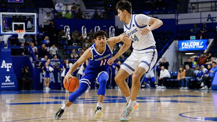 Boise State Broncos guard Alvaro Cardenas. Boise State Broncos guard Alvaro Cardenas.