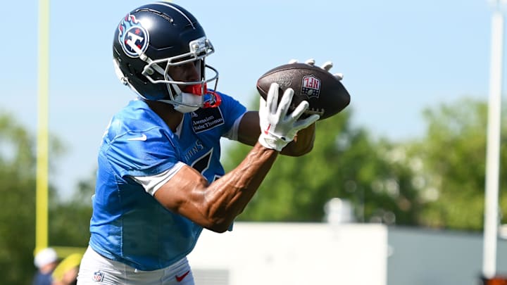 Bet on Elic Ayomanor to go over his receptions total in Week 2.