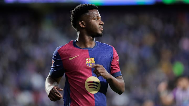 Ansu Fati could leave Barcelona this summer.