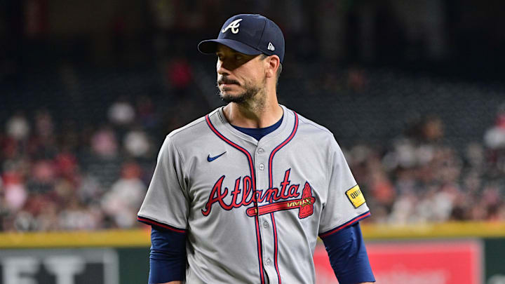Atlanta Braves pitcher Charlie Morton Atlanta Braves pitcher Charlie Morton