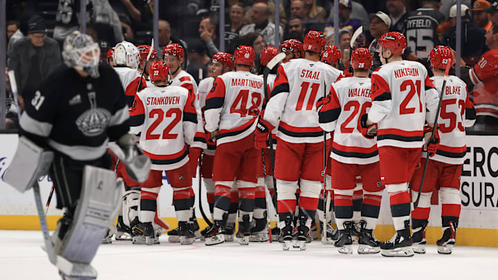 Carolina Hurricanes v Los Angeles Kings Carolina Hurricanes v Los Angeles Kings