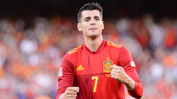 Alvaro Morata avec l'Espagne