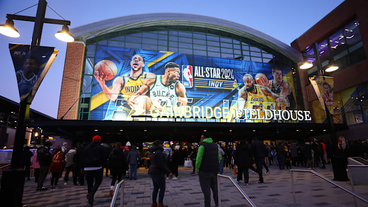 Gainbridge Fieldhouse during 2024's NBA All-Star Weekend