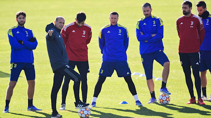 Allegri e i suoi bianconeri