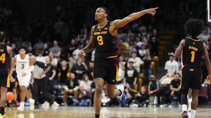 Arizona State Sun Devils center Shawn Phillips Jr. (9).