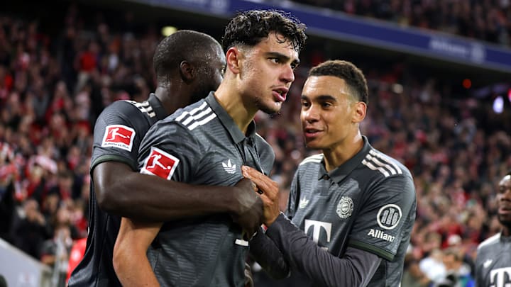 Aleksandar Pavlovic sorgte für den einzigen Münchner Treffer. Aleksandar Pavlovic sorgte für den einzigen Münchner Treffer.